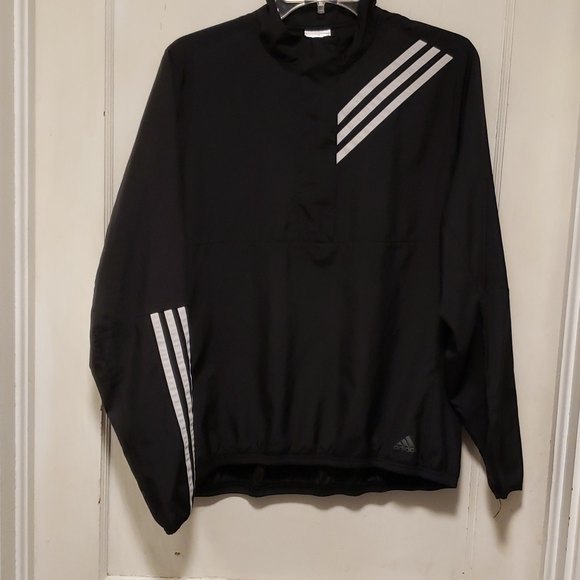 Adidas 3/4 Zip Windbreaker Pullover Jacket - Picture 2 of 7